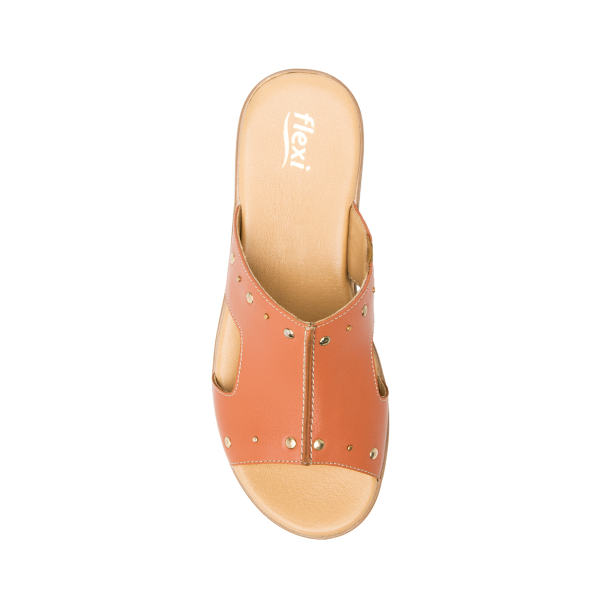 Sandalia Remaches Flexi para Mujer con Plantilla Transpirable Estilo 123102 Terracota