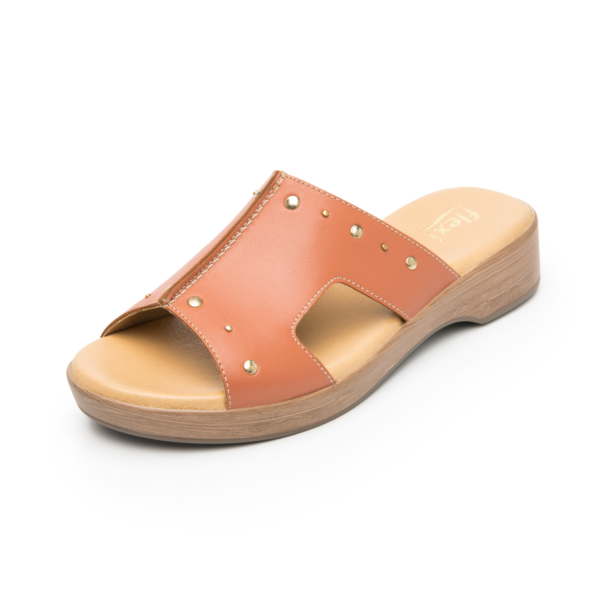 Sandalia Remaches Flexi para Mujer con Plantilla Transpirable Estilo 123102 Terracota