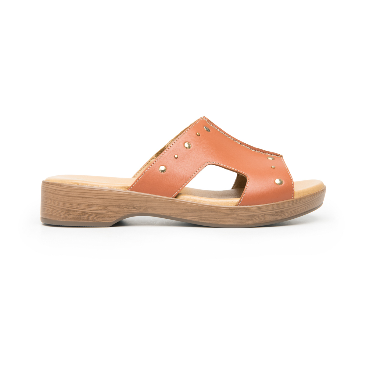 Sandalia Remaches Flexi para Mujer con Plantilla Transpirable Estilo 123102 Terracota