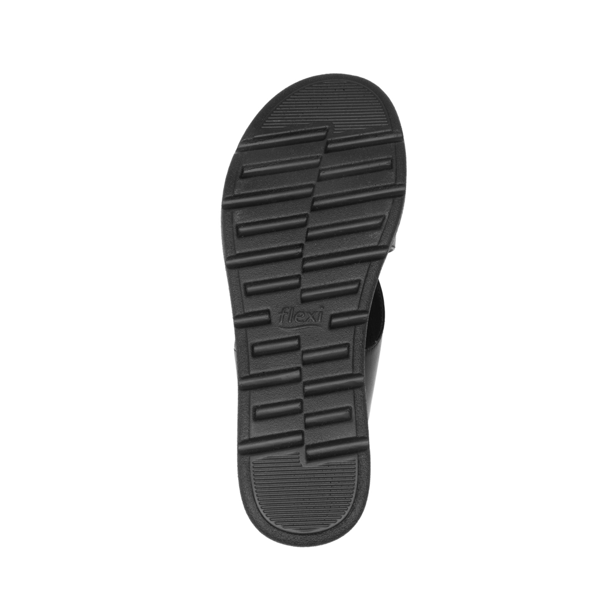 Sandalia Corte Cruzado Flexi para Mujer con Plantilla Acojinada Estilo 124201 Negro