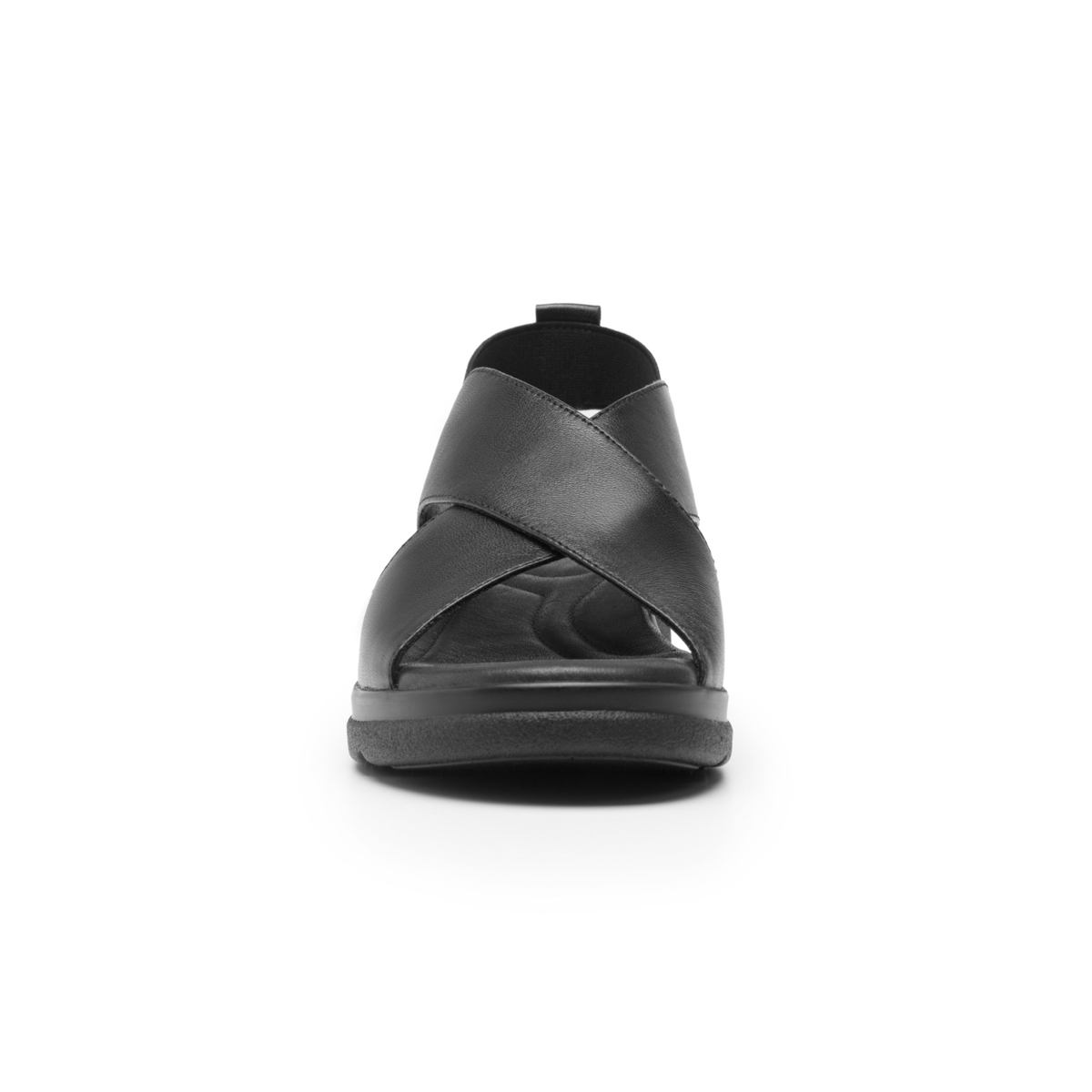 Sandalia Corte Cruzado Flexi para Mujer con Plantilla Acojinada Estilo 124201 Negro