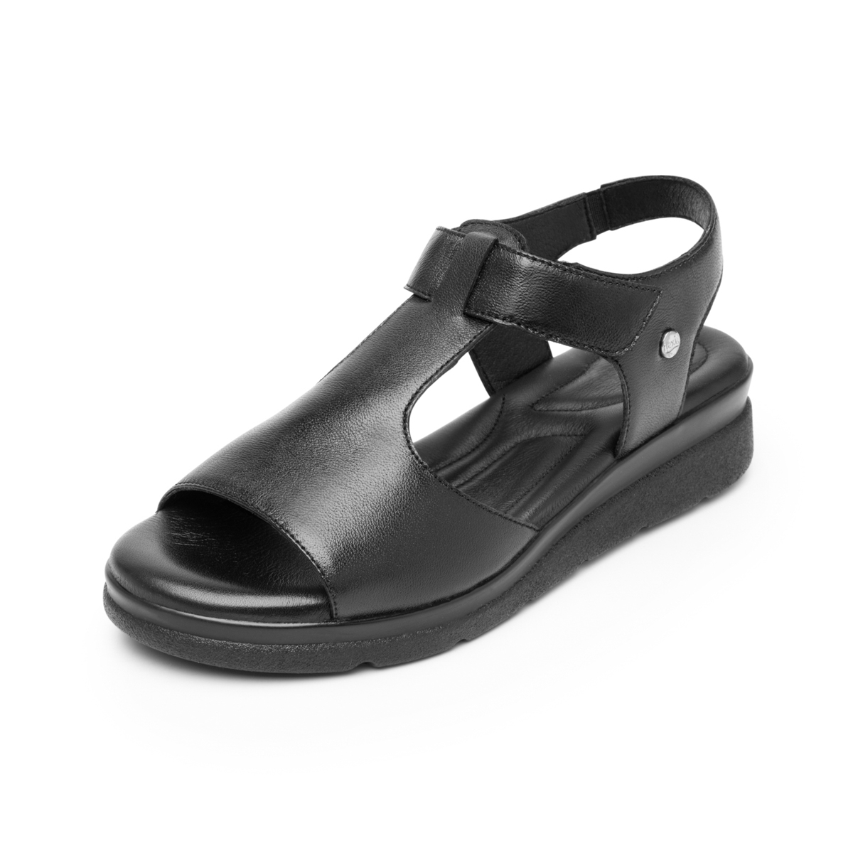 Women's Sandal with Cushioned Insole Style 124202 Black