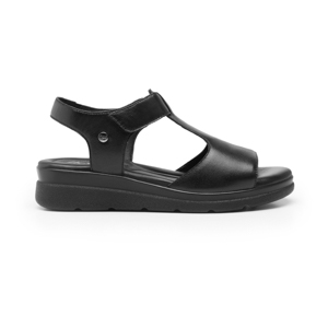 Women's Sandal with Cushioned Insole Style 124202 Black