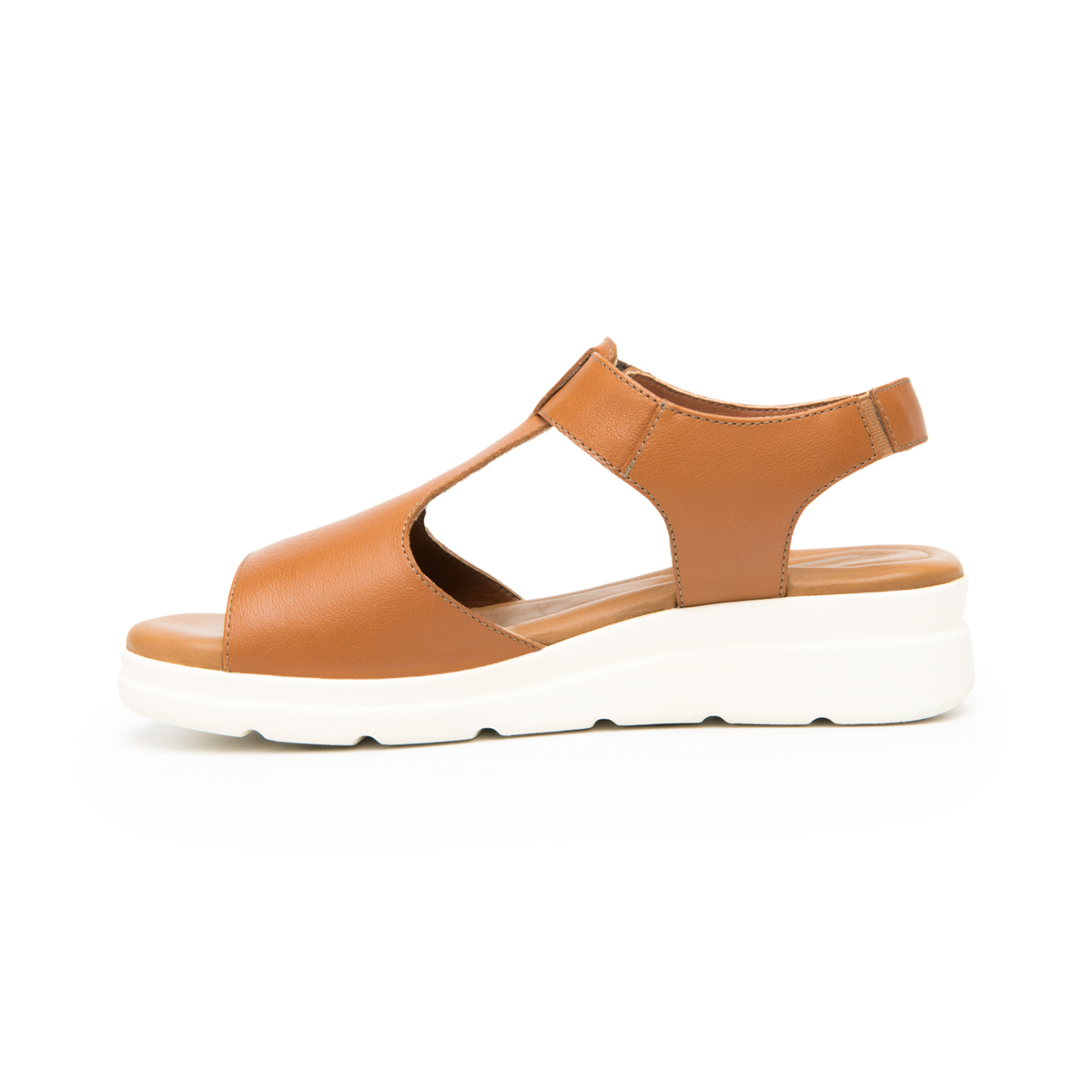 Women's Sandal with Cushioned Insole Style 124202 Tan