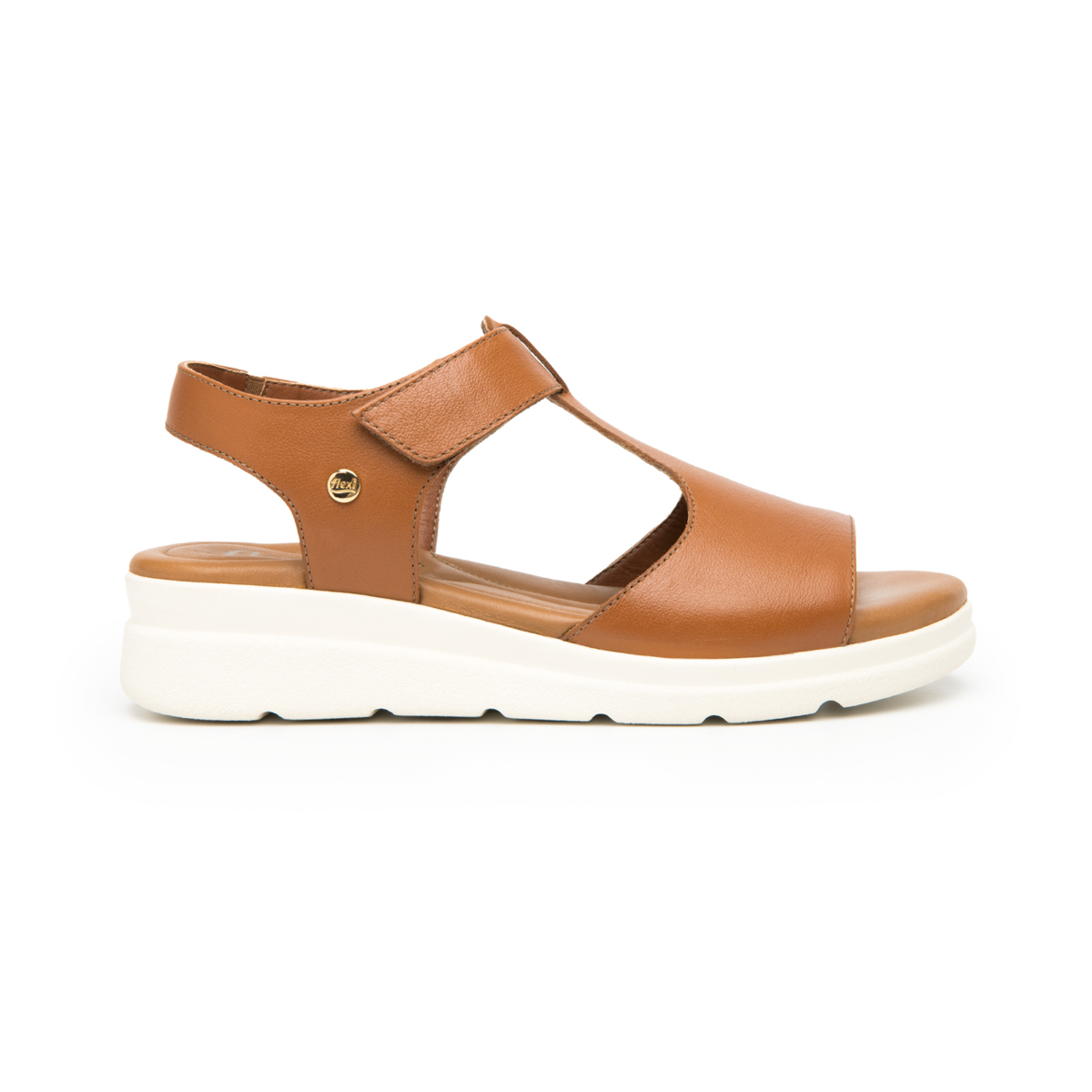 Women's Sandal with Cushioned Insole Style 124202 Tan