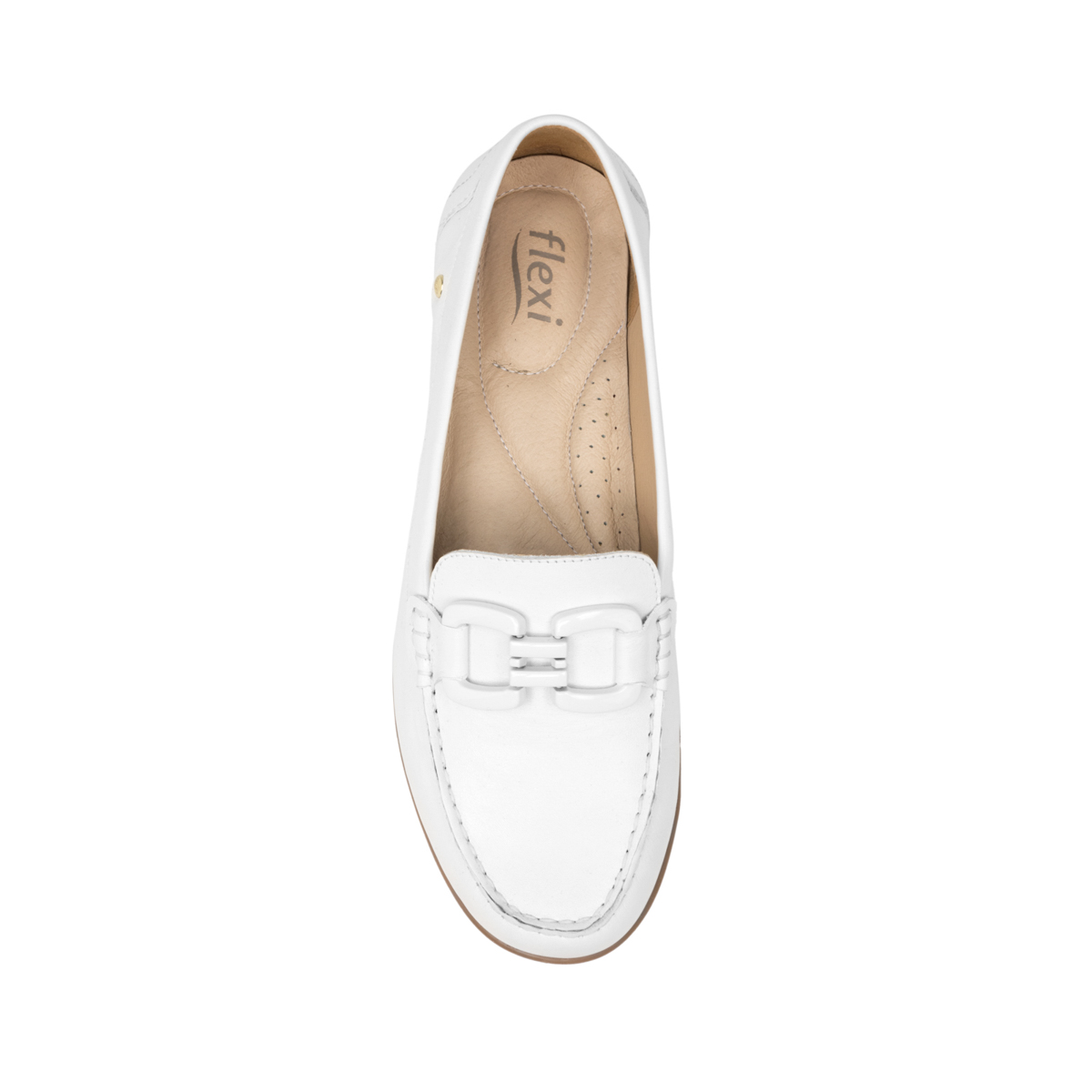 Women's Loafers Style 124302 White