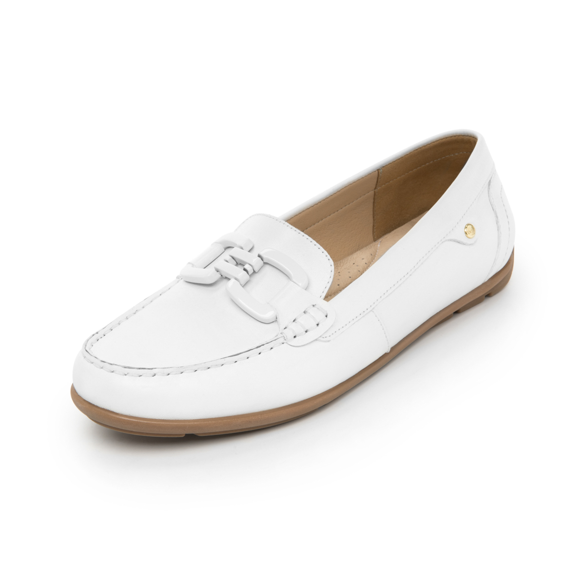 Women's Loafers Style 124302 White