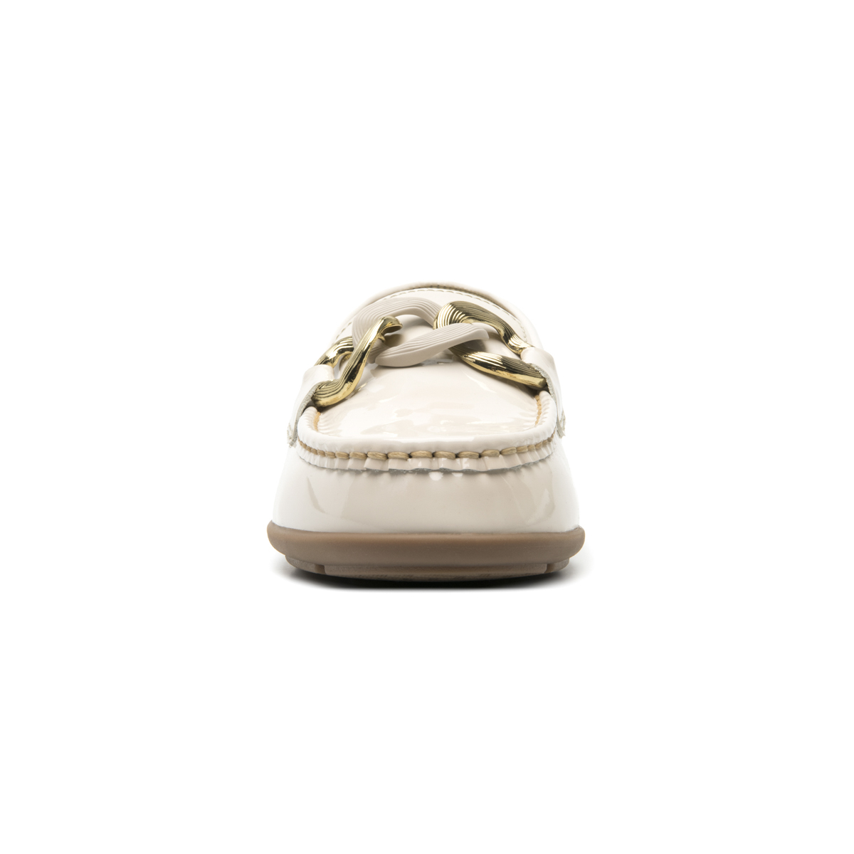 Mocasín De Charol Flexi para Mujer Estilo 124304 Algodón