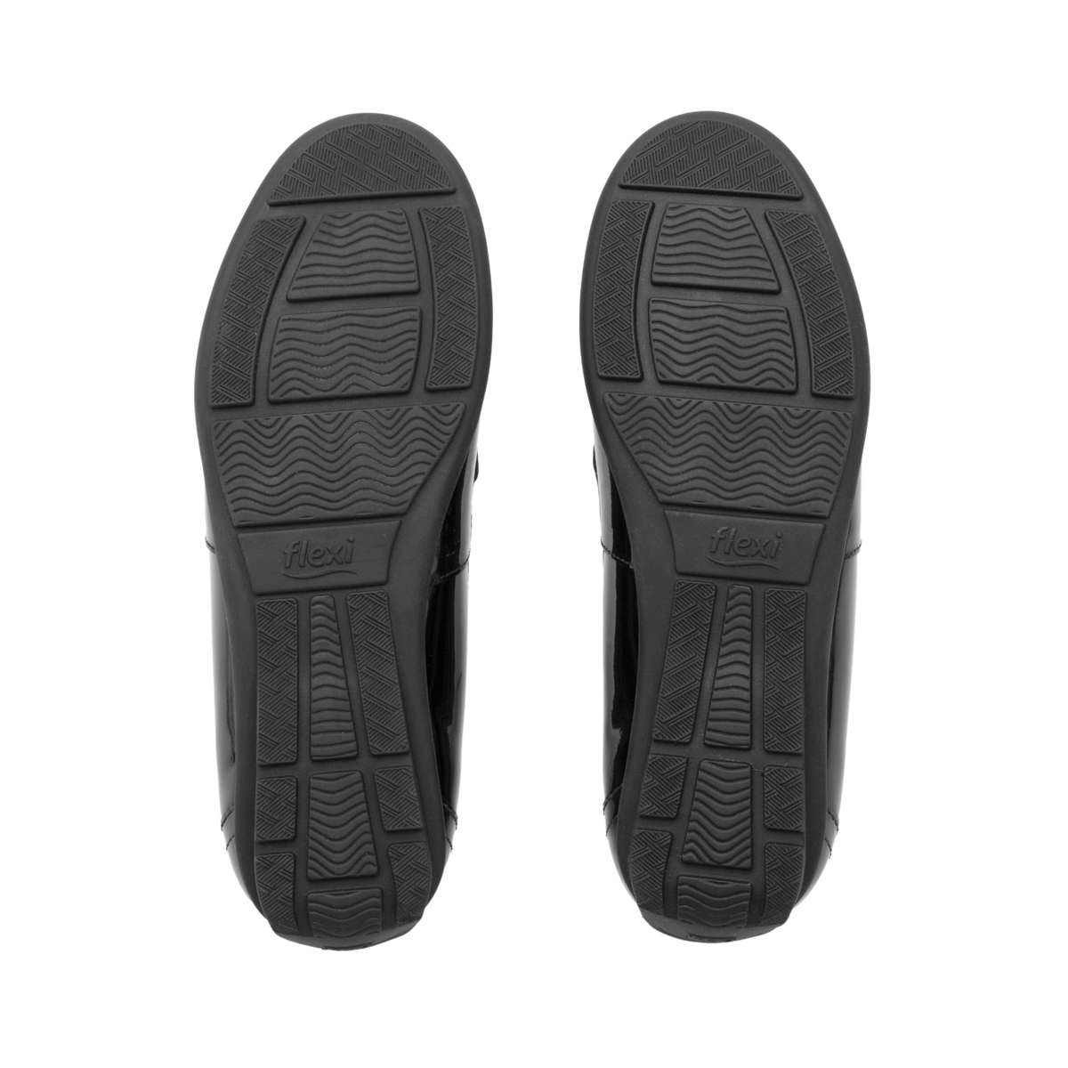 Mocasín De Charol Flexi para Mujer Estilo 124304 Negro