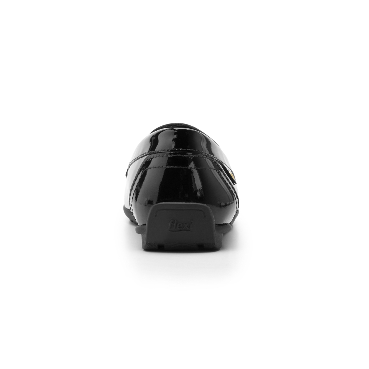 Mocasín De Charol Flexi para Mujer Estilo 124304 Negro