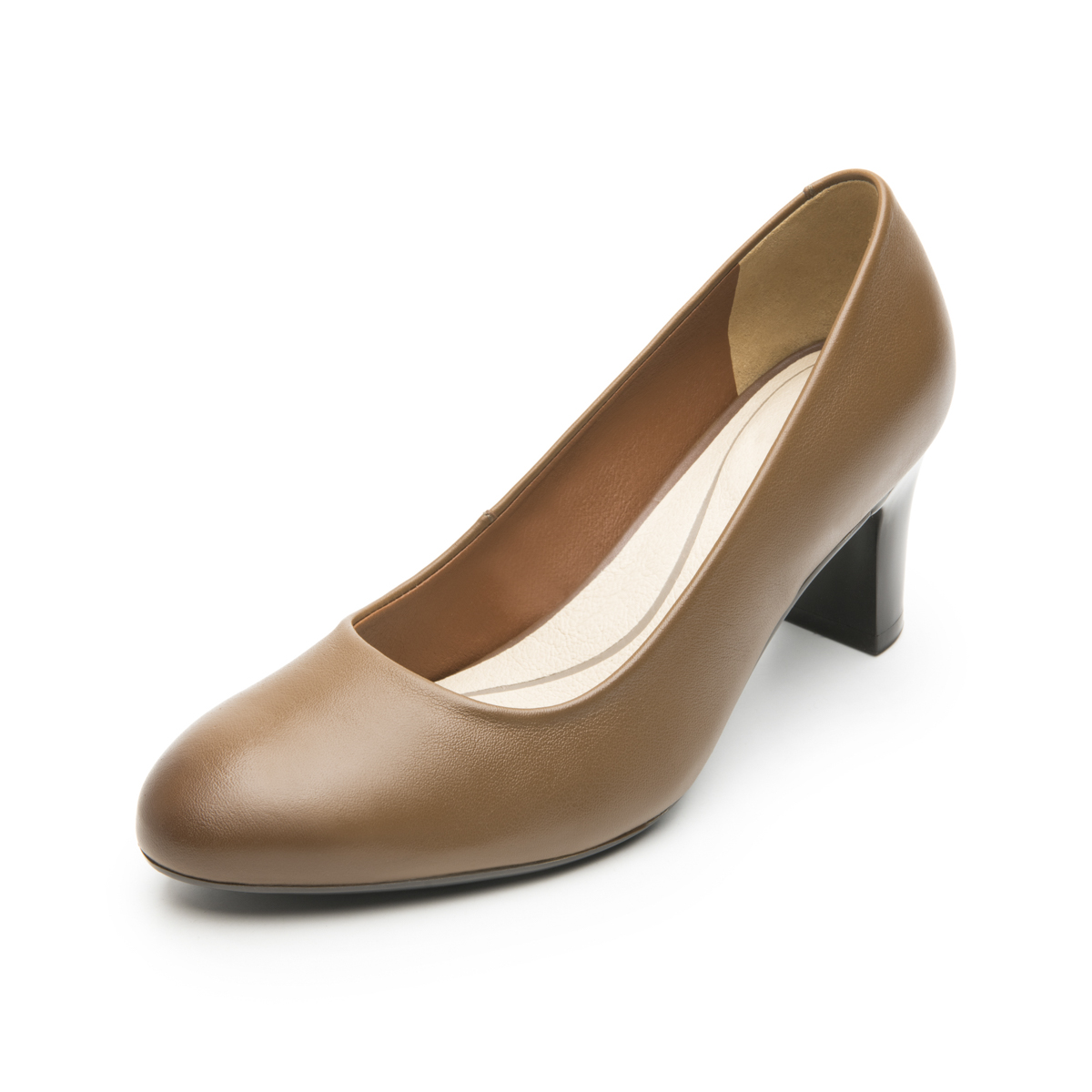 Zapatilla De Tacón Flexi para Mujer con Comfort Walk Estilo 124401 Café