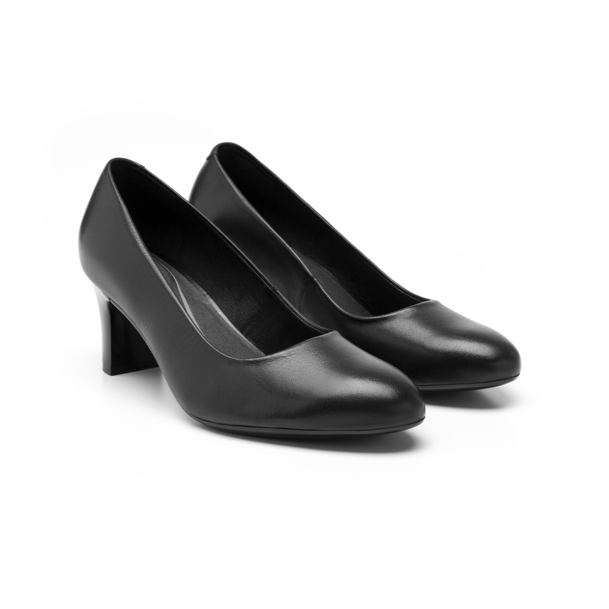 Zapatilla De Tacón Flexi para Mujer con Comfort Walk Estilo 124401 Negro