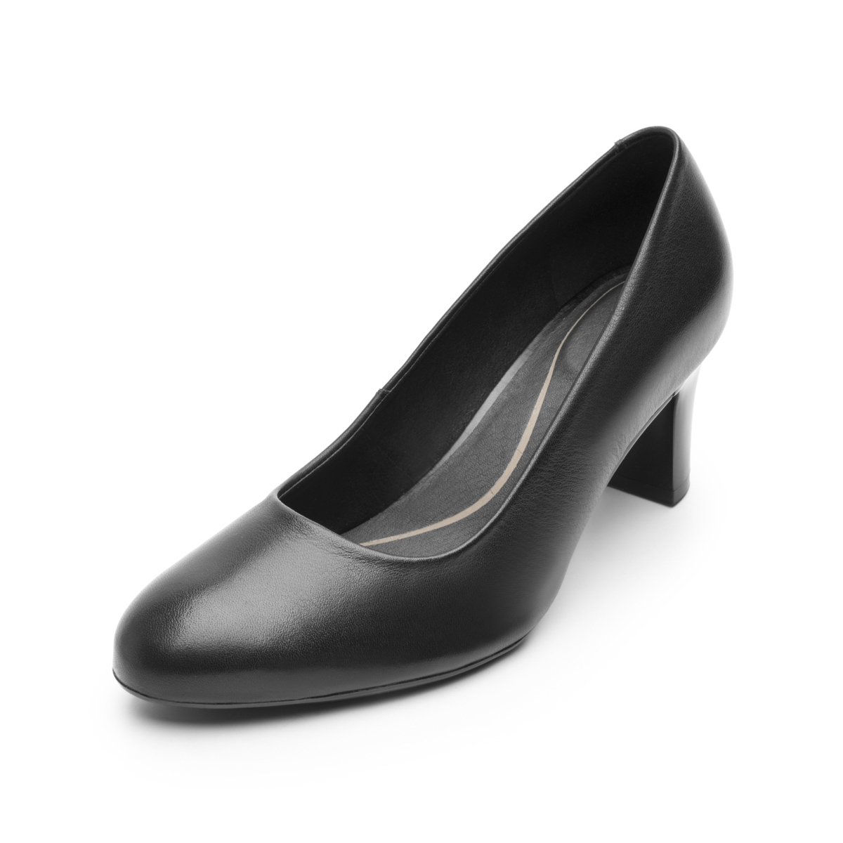 Zapatilla De Tacón Flexi para Mujer con Comfort Walk Estilo 124401 Negro