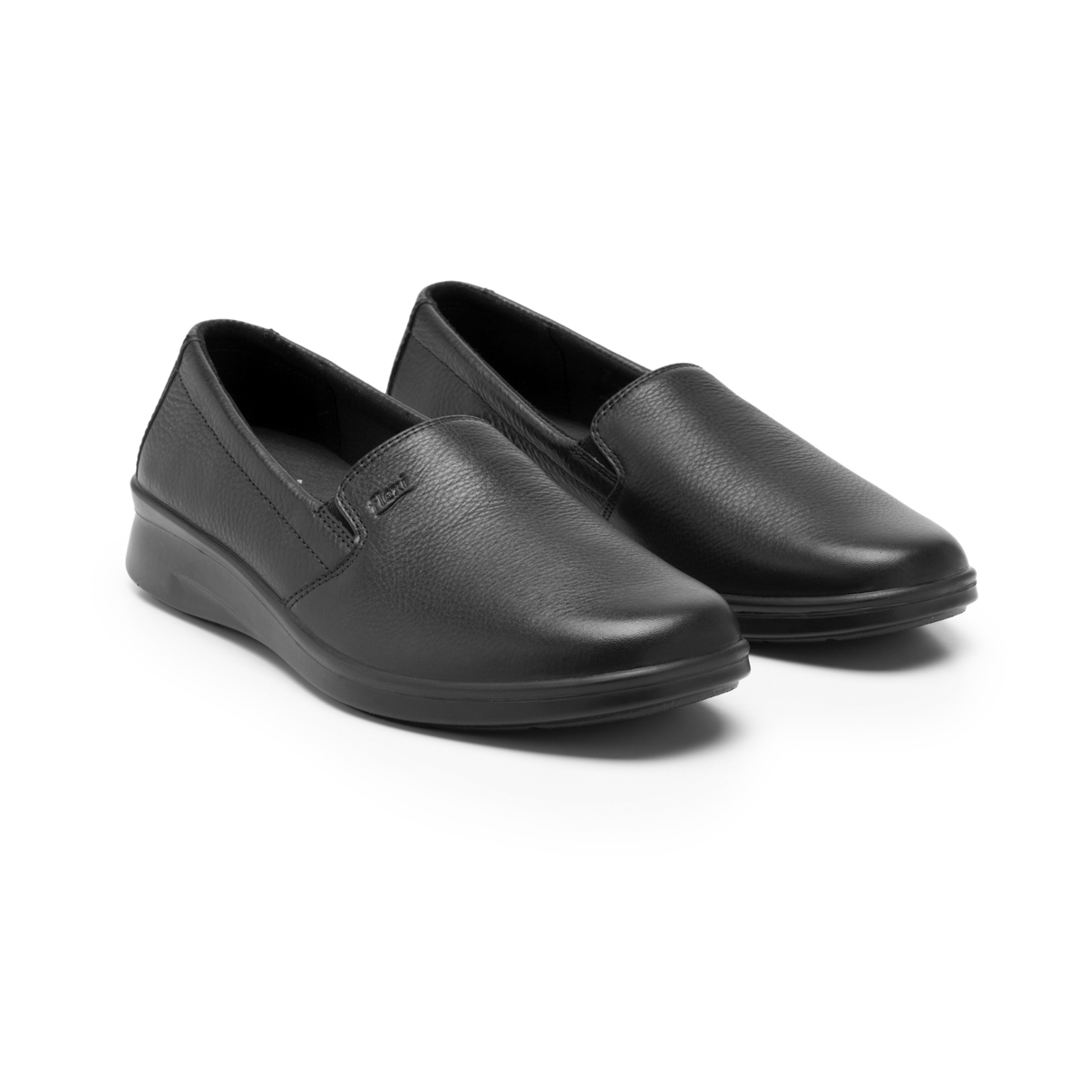 Zapato De Confort Flexi para Mujer con Doble Plantilla Estilo 124501 Negro