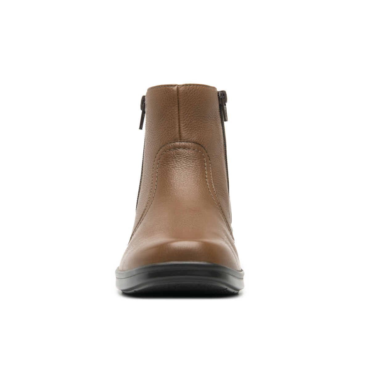 Women's Leather Ankle Boots Style 124504 Tan