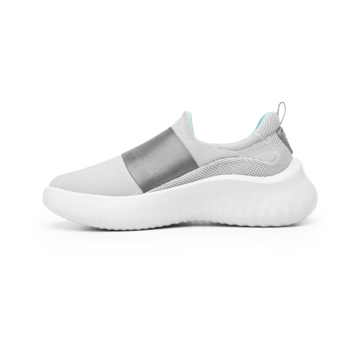 Women's Slip On Sneaker with Extra Lightweight Sole Style 124802 Gray