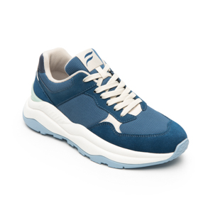 Women's Casual Sneaker with Extra Lightweight Sole Style 124901 Blue