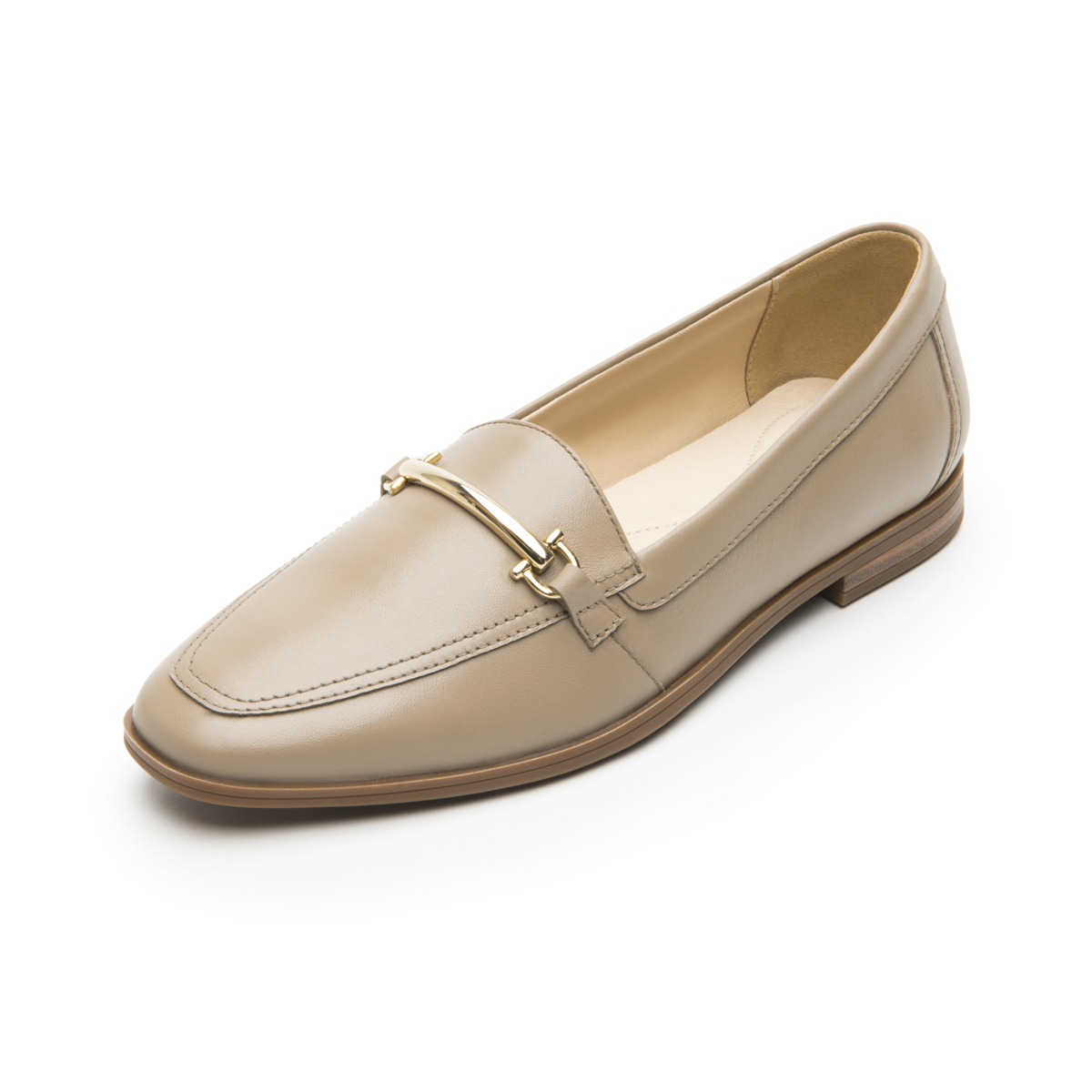 Women's Leather Slip-On Shoe Style 126602 Taupe