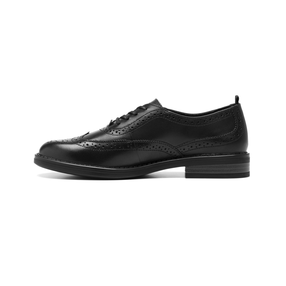 Women's Heeled Loafer Style 126903 Black