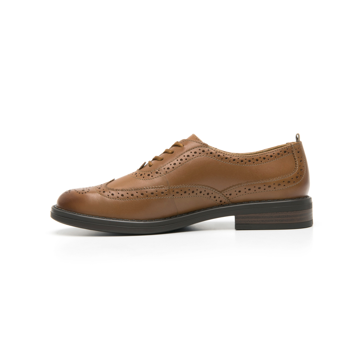 Derby Flexi para Mujer Estilo 126903 Tan