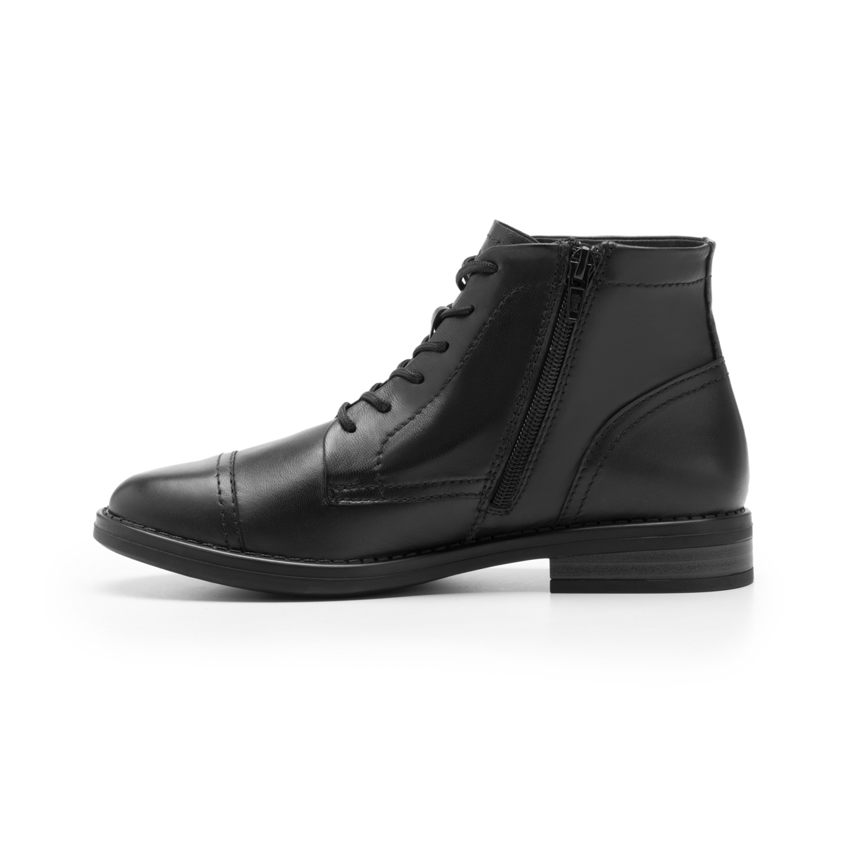 Women's Bootie with Internal Zipper Style 126907 Black