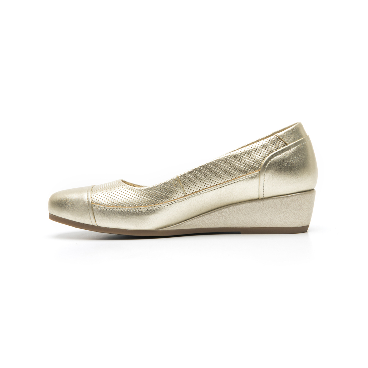 Women's Leather Comfort Shoe Style 127002 Gold