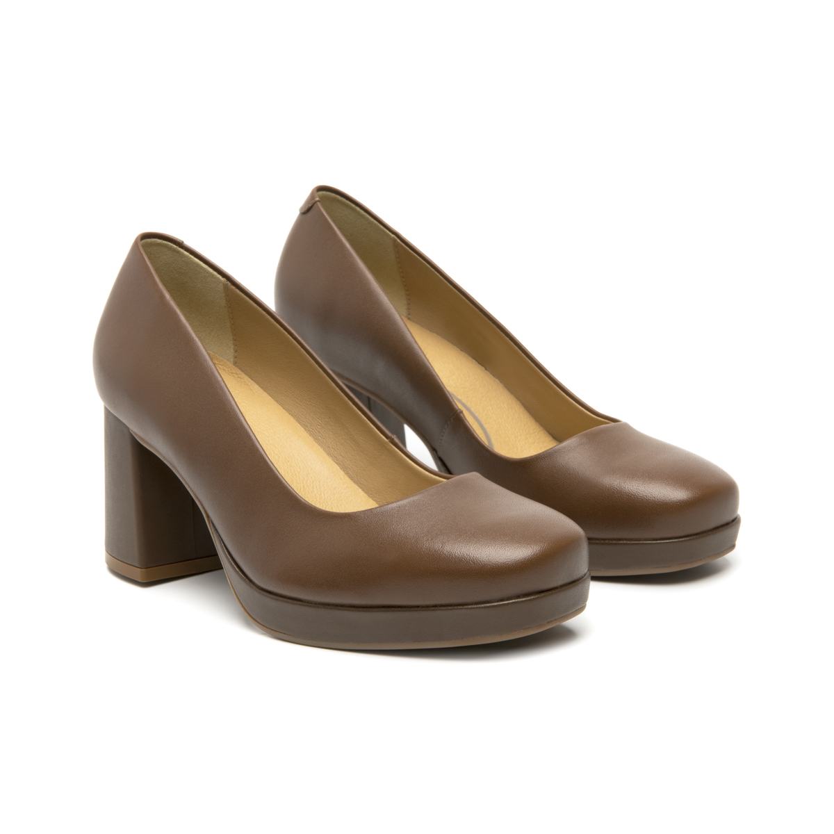 Zapatilla De Tacón Flexi para Mujer con Comfort Walk Estilo 127201 Whisky