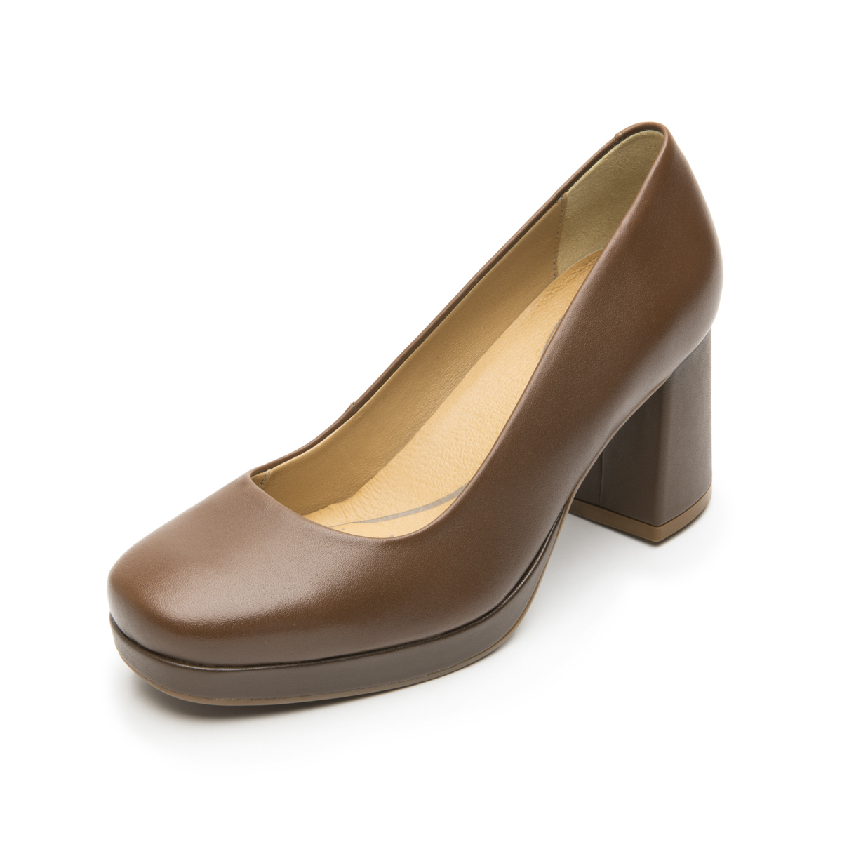 Zapatilla De Tacón Flexi para Mujer con Comfort Walk Estilo 127201 Whisky