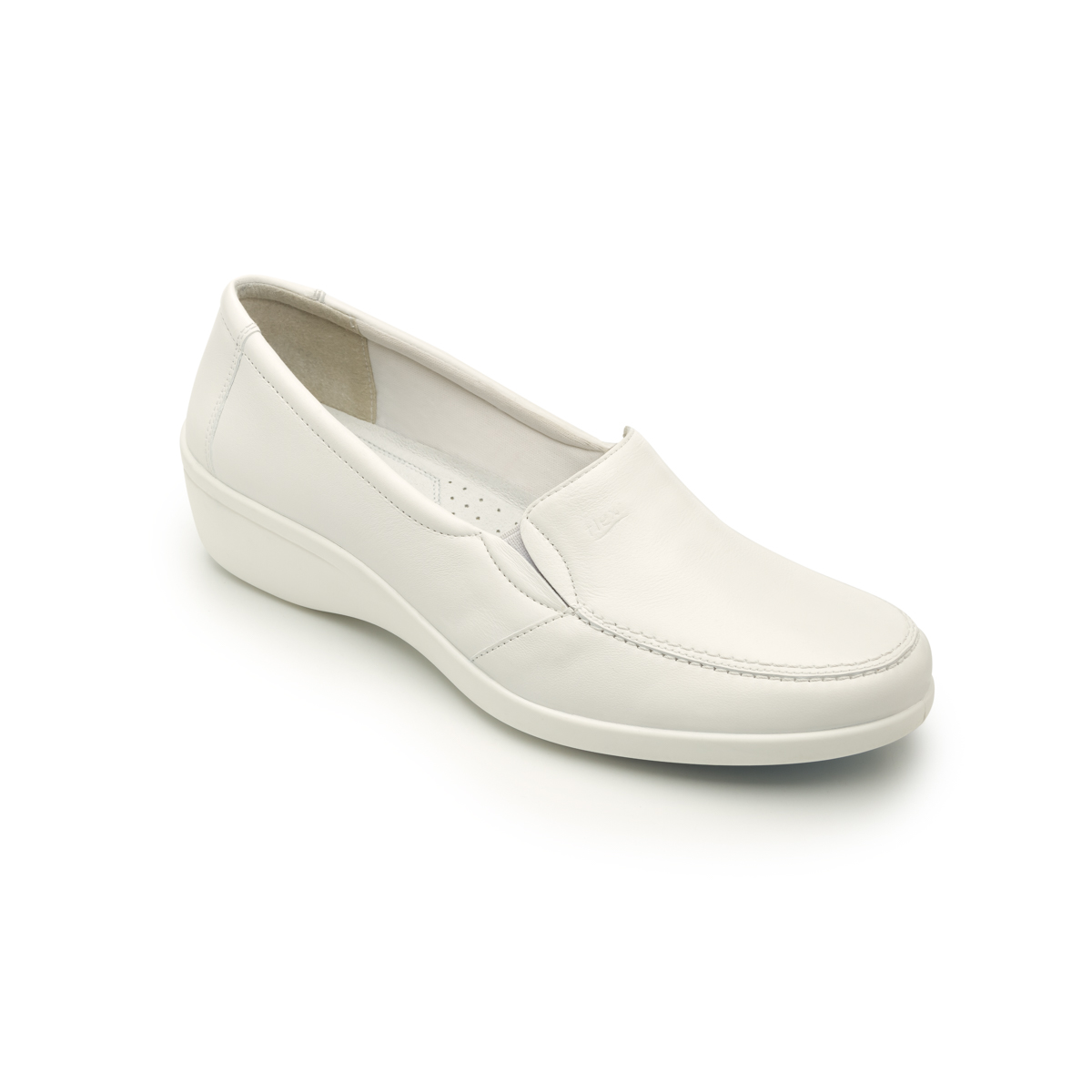 Mocasín De Servicio/Clínico Flexi Con Sistema De Mejor Agarre Para Mujer - Estilo 18112 Blanco