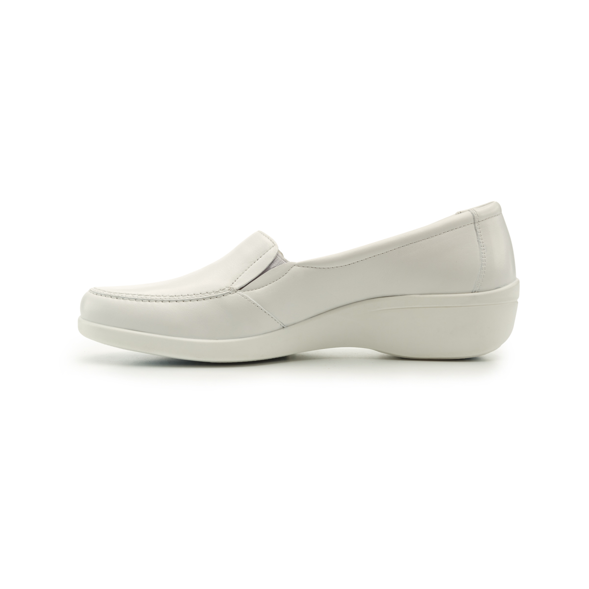 Mocasín De Servicio/Clínico Flexi Con Sistema De Mejor Agarre Para Mujer - Estilo 18112 Blanco