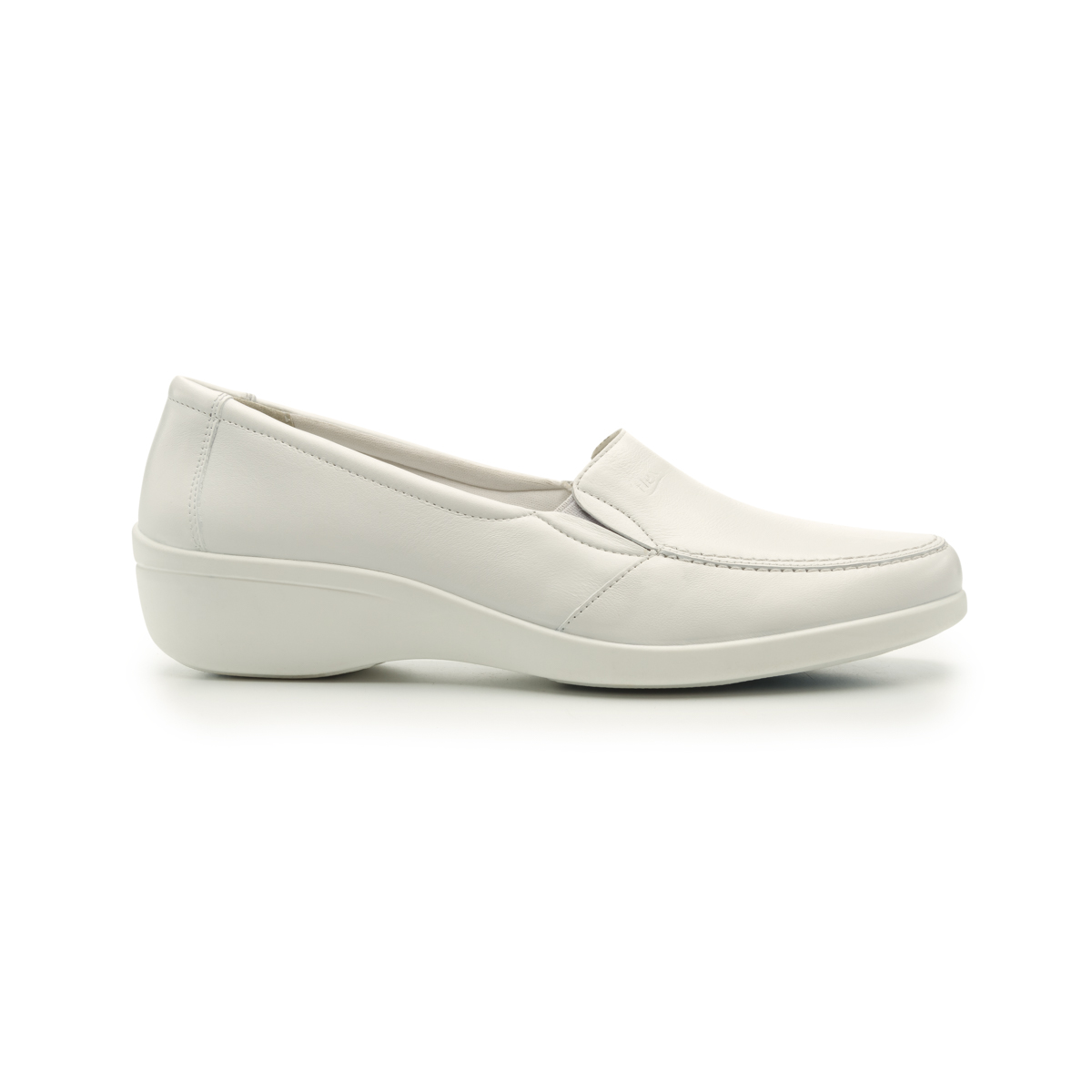 Mocasín De Servicio/Clínico Flexi Con Sistema De Mejor Agarre Para Mujer - Estilo 18112 Blanco