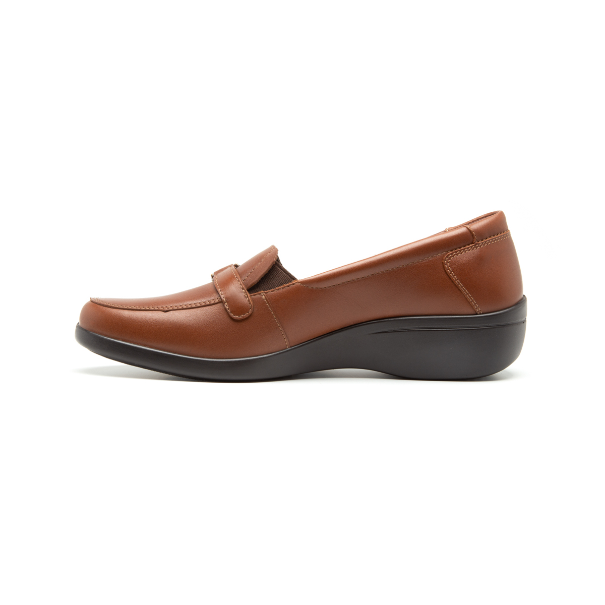 Loafer Con Herraje Flexi para Mujer con Suela de Inyección directa Estilo 18122 Whisky