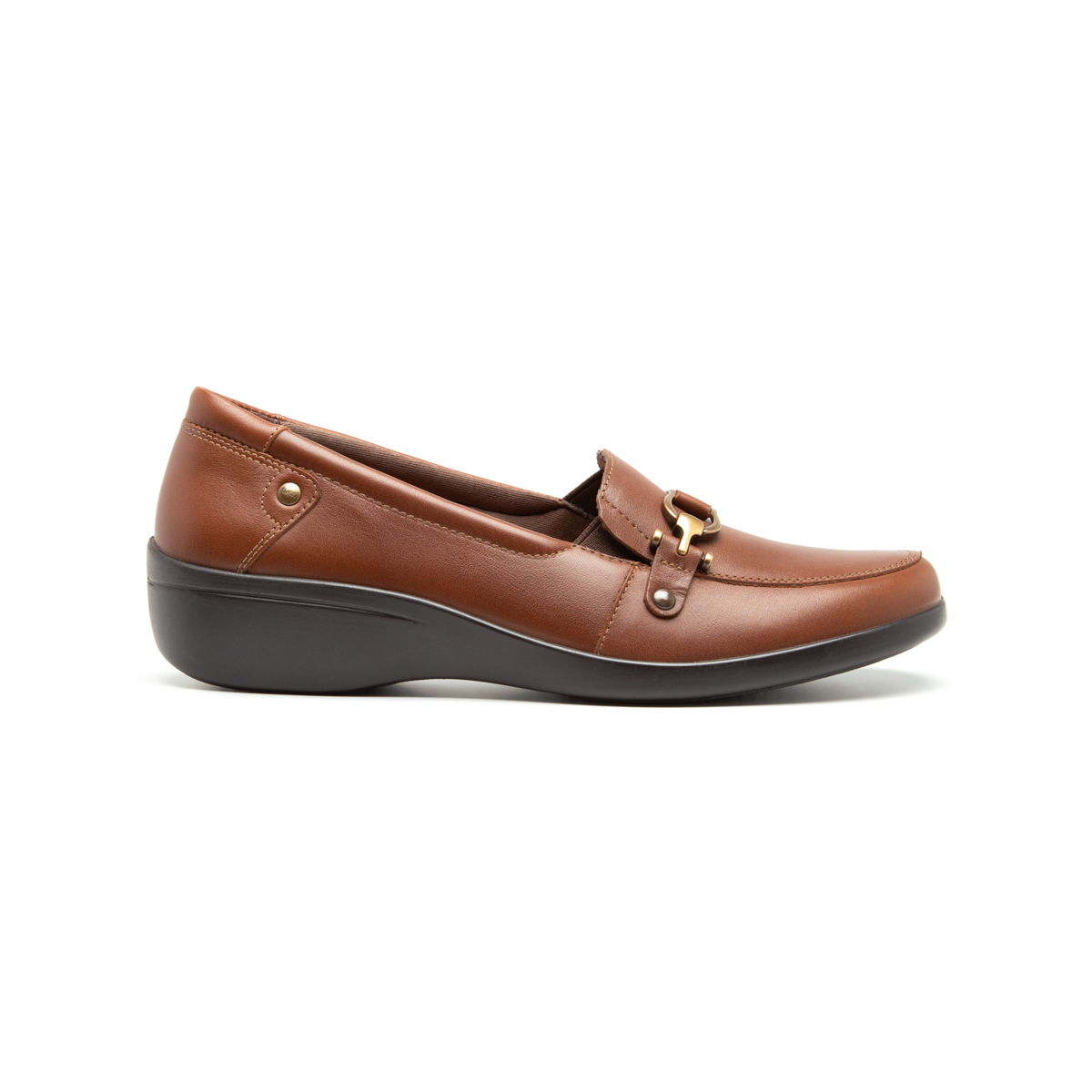 Loafer Con Herraje Flexi para Mujer con Suela de Inyección directa Estilo 18122 Whisky