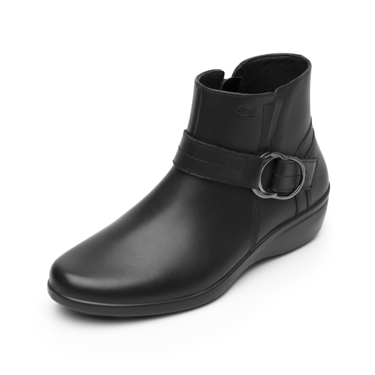 Botín Confort Flexi para Mujer con Cierre Interno Estilo 18131 Negro