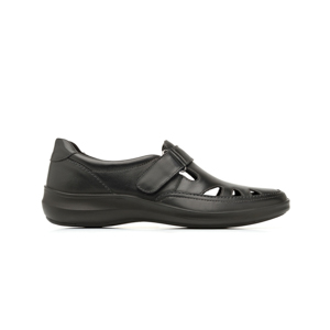 Flat Casual Flexi With Women's Slits - Style 25905 Black