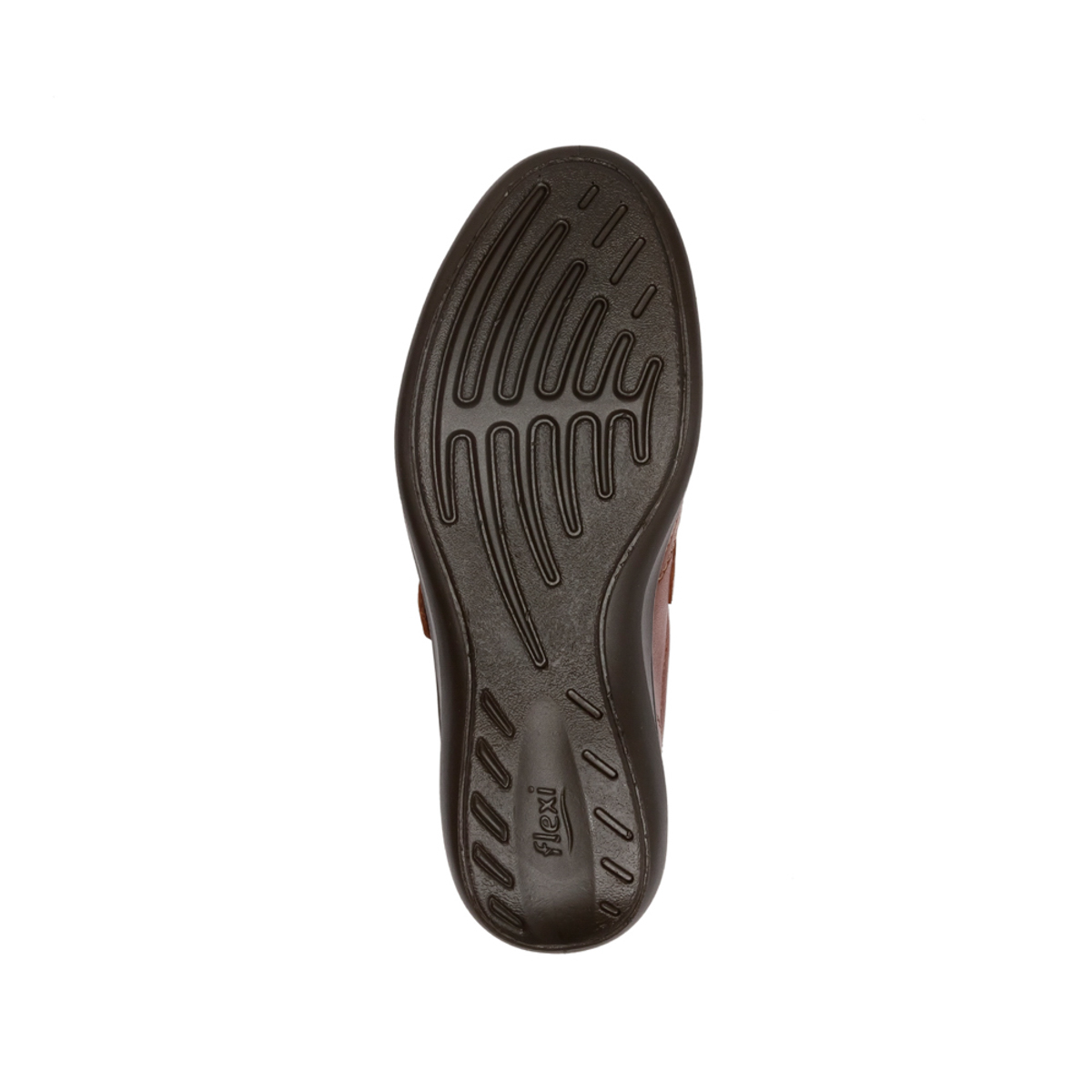 Flat Casual Flexi Con Aberturas Para Mujer - Estilo 25905 Whisky
