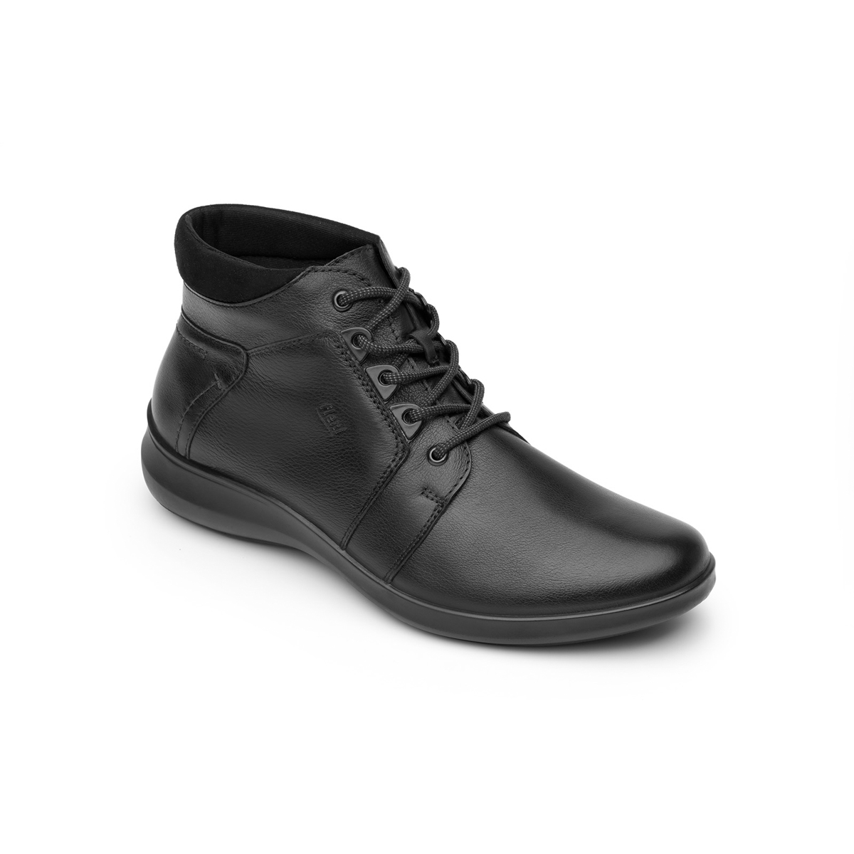 Botín Casual Flexi De Agujetas Para Mujer - Estilo 25911 Negro