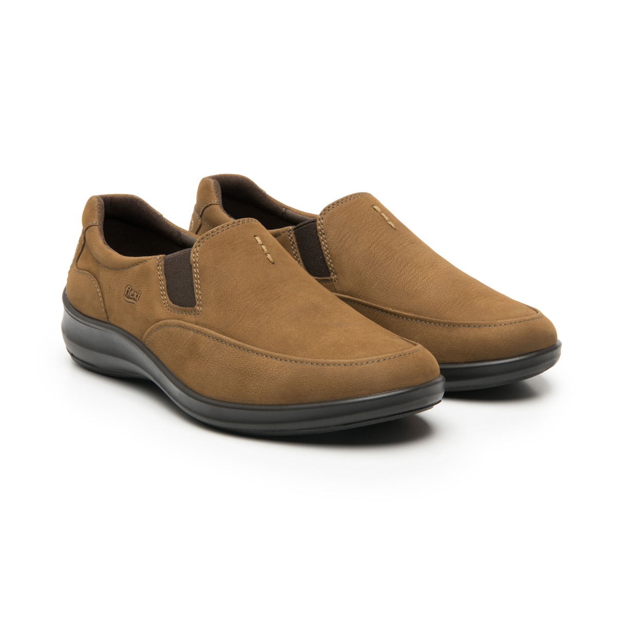 Zapato De Confort Flexi para Mujer Estilo 25920 Avellana