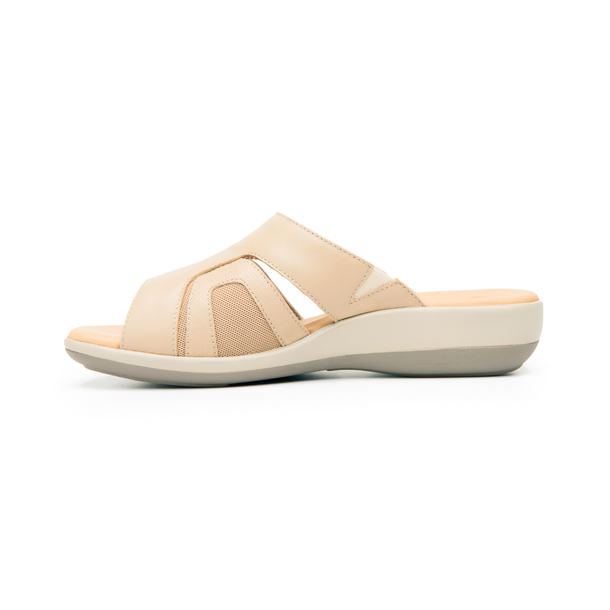 Sandalia Adaptable Al Pie Flexi para Mujer con Piel Extra Suave Estilo 34929 Beige