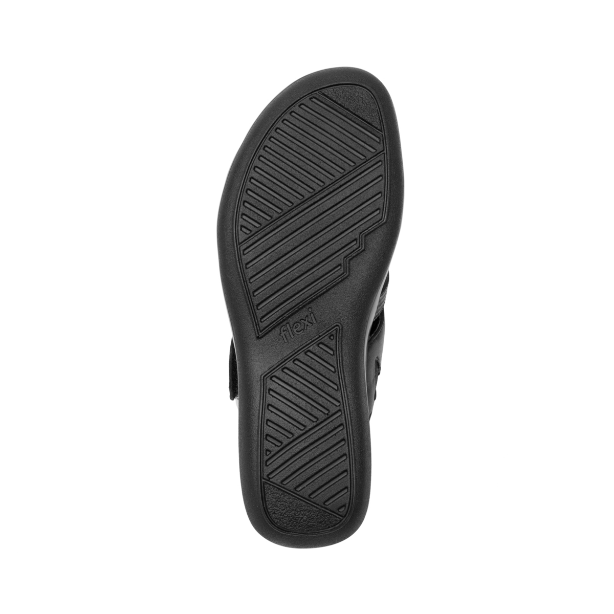 Women's Leather Sandal Style 34929 Black