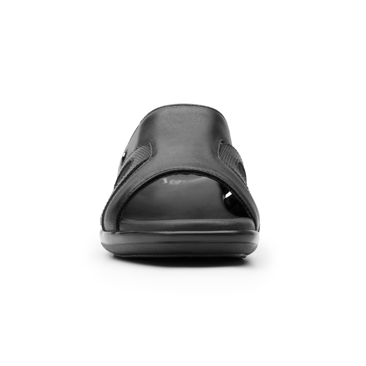 Women's Leather Sandal Style 34929 Black