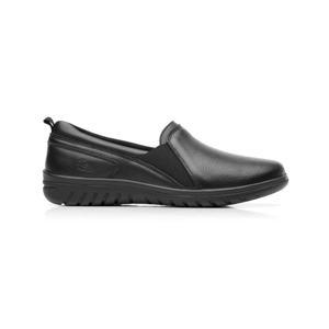 Flat Casual Flexi With Soft Walking System For Women - Style 35311 Black