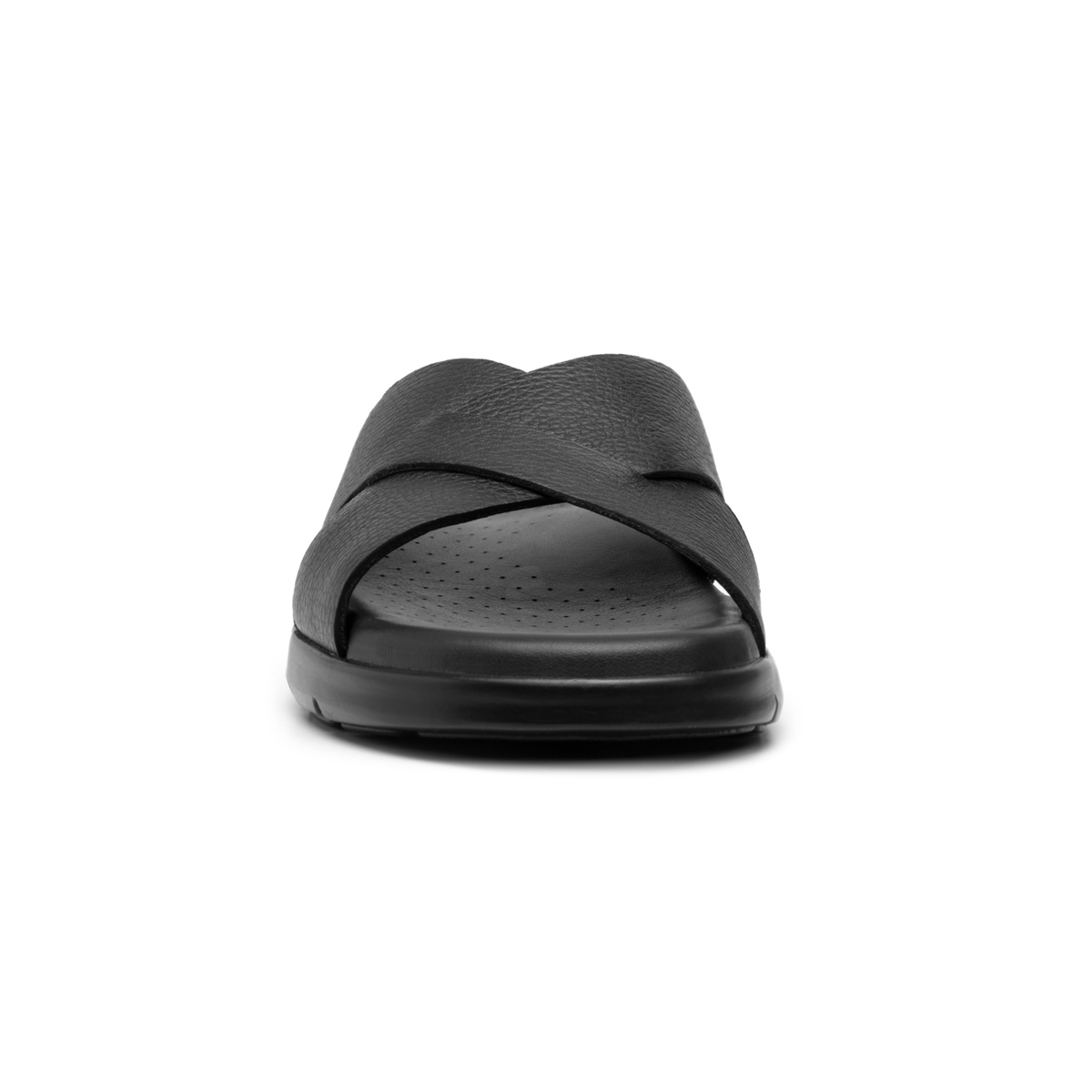 Sandalia Tiras Cruzadas Flexi para Hombre con Recovery Form Estilo 400020 Negro