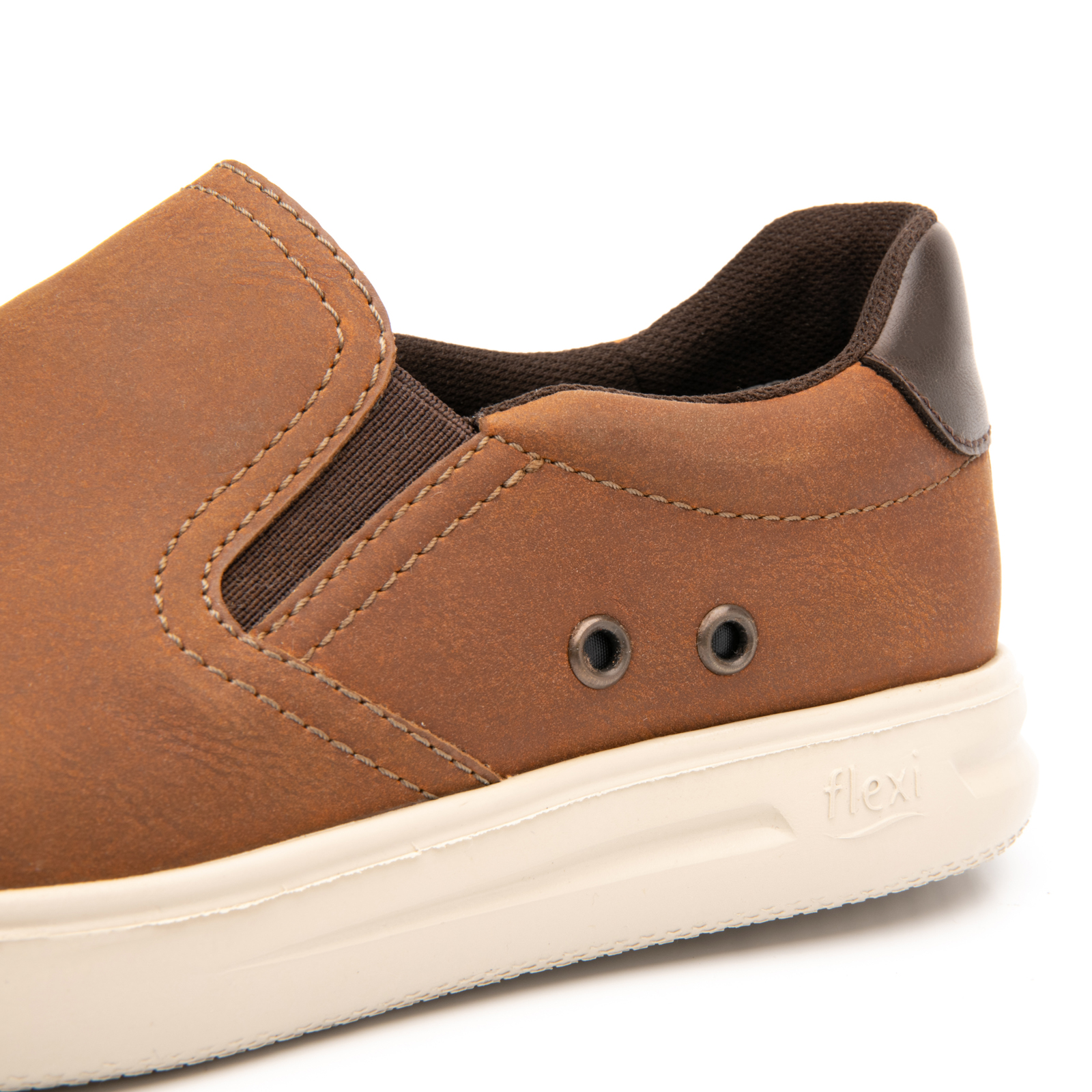 Sneaker Casual Sport Flexi Con Suela Extra Ligera Para Hombre - Estilo 401204 Honey