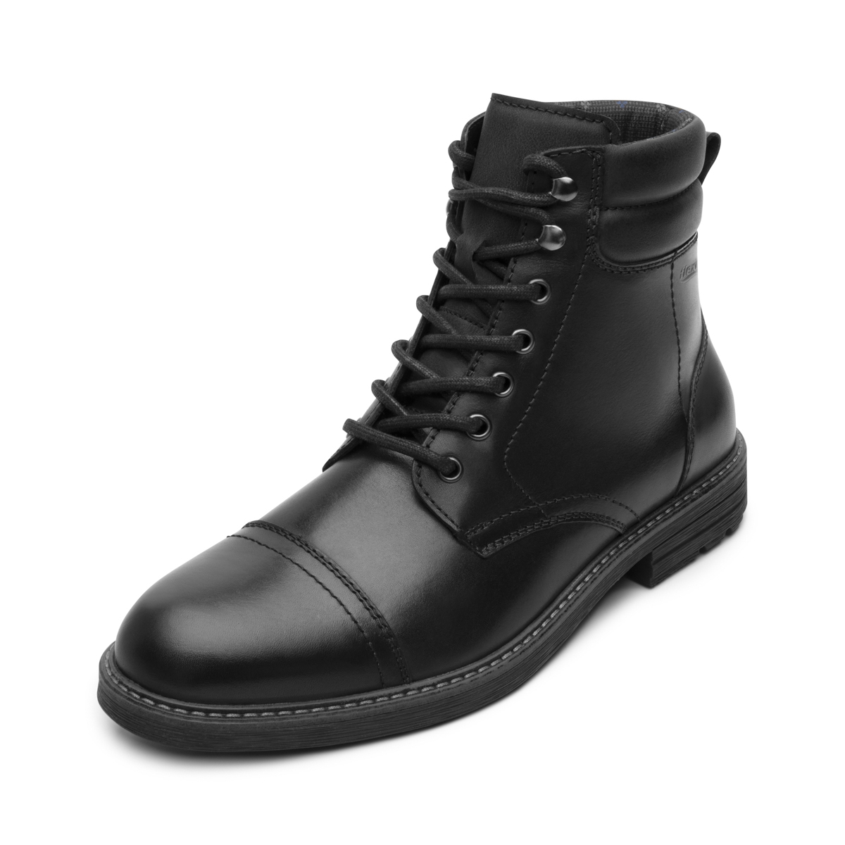 Men's Casual Leather Boot Style 402516 Black