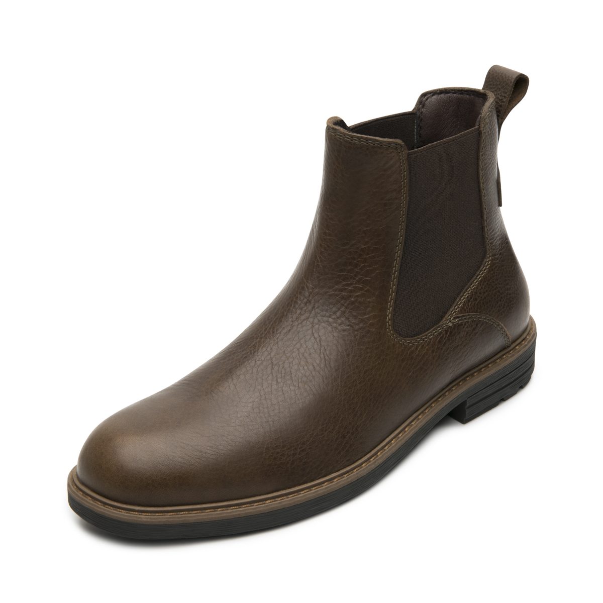 Men's Casual Leather Boot Style 402518 Chocolate