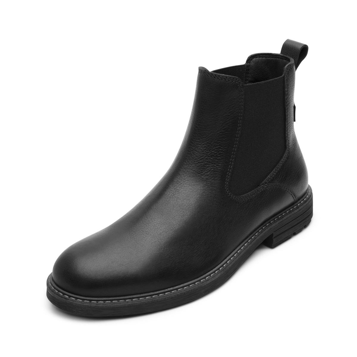 Men's Casual Leather Boot Style 402518 Black