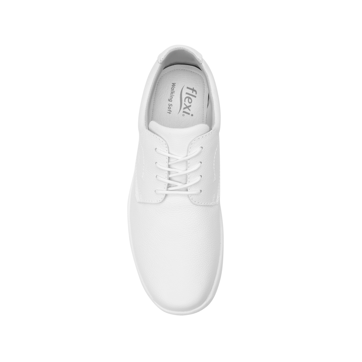 Zapato De Servicio/Clínico Flexi para Hombre con Walking Soft Estilo 402801 Blanco