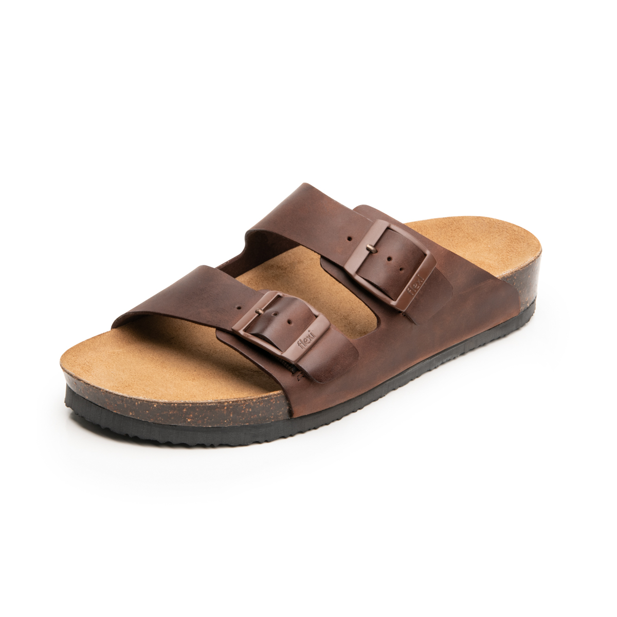 Flexi Beach Sandal With Anatomical Insole For Men - Style 404201 Brown