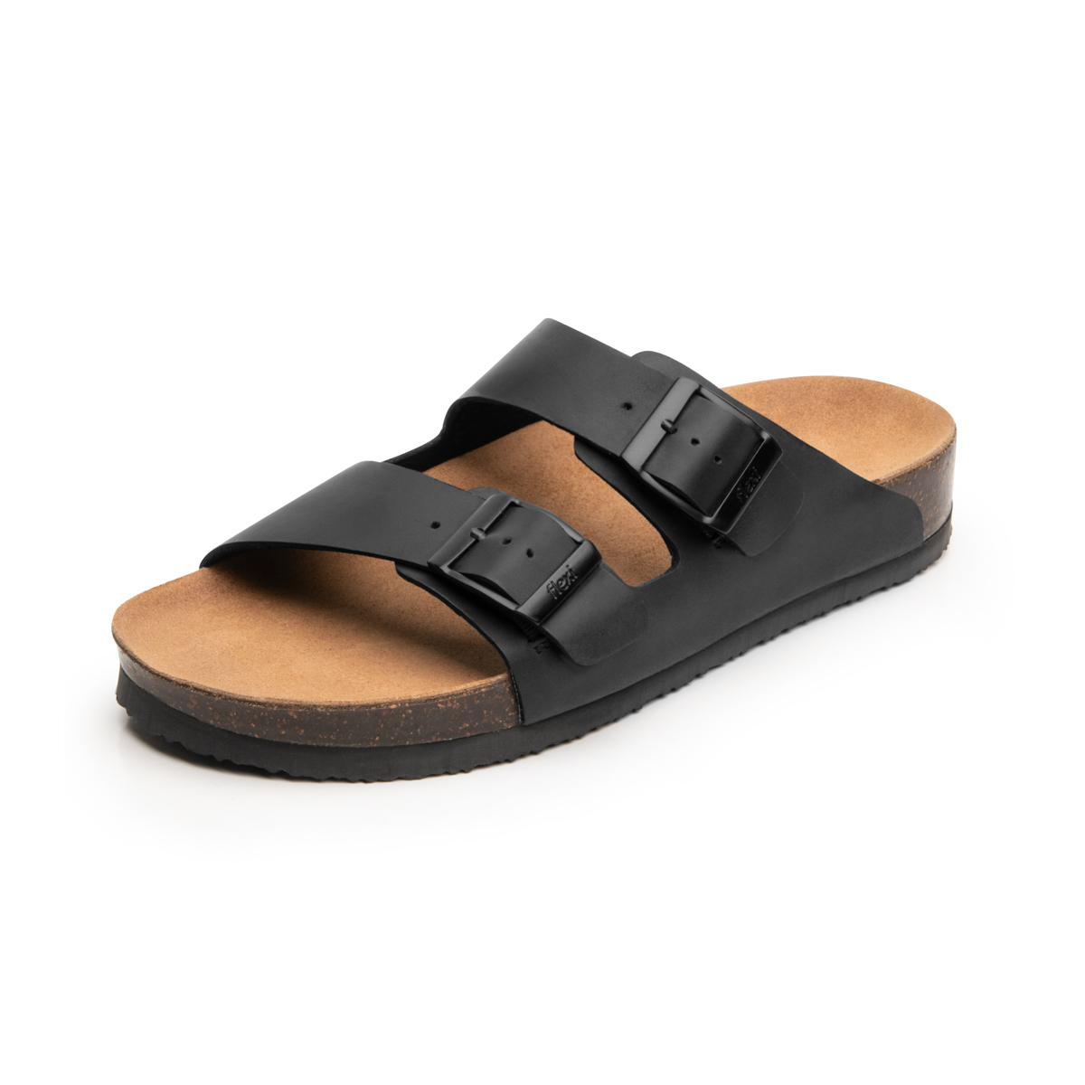 Men's Flexi Beach Sandal With Anatomical Insole - Style 404201 Black